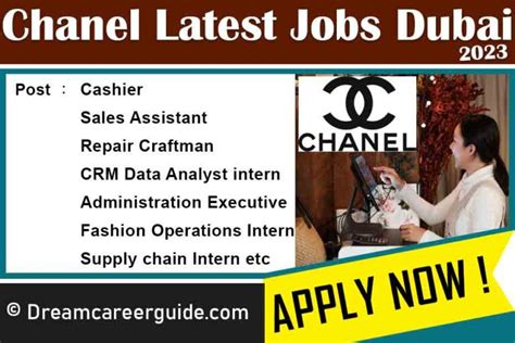 chanel job offers|chanel customer service job.